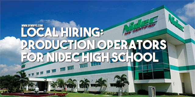 Nidec philippines corporation job hiring